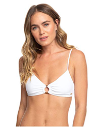 Roxy - Top de Bikini Bralette - Mujer - M - Blanco en oferta