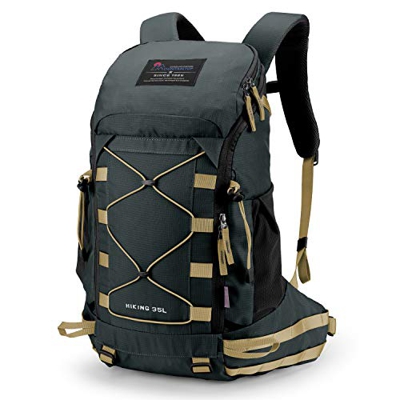 MOUNTAINTOP Mochila 35L Mochila de Senderismo Mochila de Senderismo para Adultos Mochila de Viaje Mochila de Marcha Mochila Impermeable Mochila Acampa