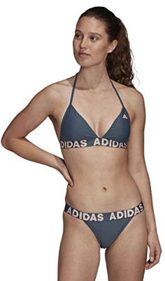 adidas Neckholder Biki Bikini, Mujer, azuleg, 40