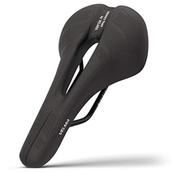 Velmia Sillín [MTB] - cómodo sillín para señoras y Caballeros con Concepto de 3 Zonas - Asiento de Bicicleta Impermeable con diseño ergonómico precio