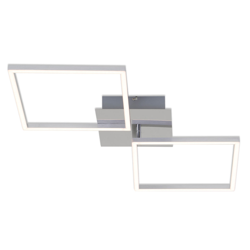 Plafón LED Frame, aluminio, 76x36cm características