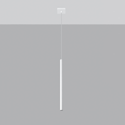 Lámpara colgante Thin, blanco, 1 luz precio