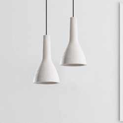 Lámpara colgante Cona de hormigón, Ø 17 cm en oferta