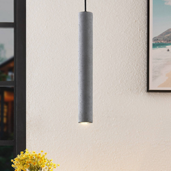 Lindby Concretto lámpara colgante, tulipa hormigón características