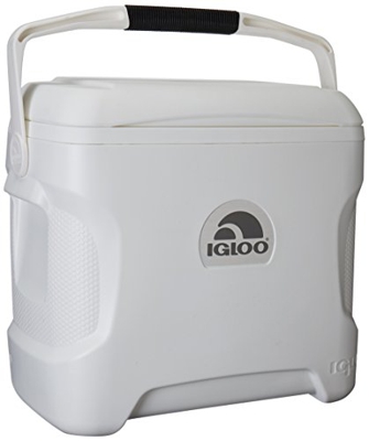 Igloo Nevera portátil Marine Ultra 28 litros Pesca, Nautica, Blanco, 46x29x43