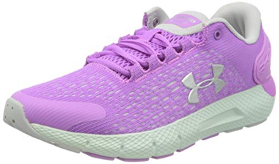 Under Armour Grade School Charged Rogue 2, Zapatillas para Correr Unisex Adulto, Flor Exótica/Gris Halo/Plata Metalizada (501), 37.5 EU