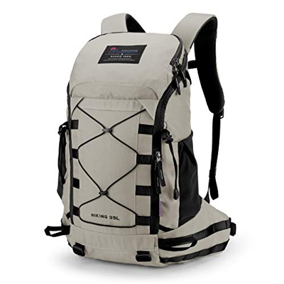 MOUNTAINTOP Mochila 35L Mochilas de Senderismo, Mochila de Senderismo Adultos Mochila de Viaje Mochila de Marcha Mochila Impermeable Acampada Mochilas
