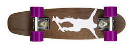 Ridge Madera Mini Cruiser Number One Skateboard, MPB-22-NR1 Morado Morado precio