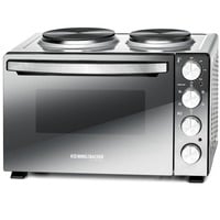 KM 3300 cocina Cocina portátil Hornillo eléctrico / Placa eléctrica Negro, Plata, Mini cocina