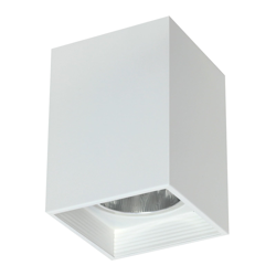 Plafón Downlight square, blanco, ancho 11,5 cm precio