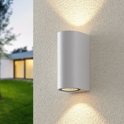 ELC Latika aplique LED de exterior, blanco