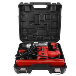 Martillo perforador SDS, 1500 W, martillo demoledor, herramienta eléctrica profesional, 800 / min, 4,9 J, con maletín y accesorios (enchufe europeo 22 en oferta
