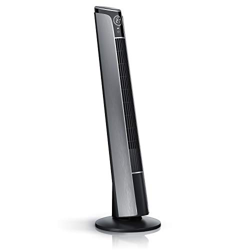Ventilador de torre Brandson con mando a distancia, 108 cm, 10 grados, inclinable, ventilador de pie con oscilación, 3 velocidades, 4 modos de ventila precio
