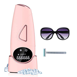 Depiladora Láser - FASHSMILE IPL Depiladora Luz Pulsada Compresa de Hielo Indolora, 999,999 Flashes Depilación Laser, 5 Niveles De Energía, 2 Modos pa características