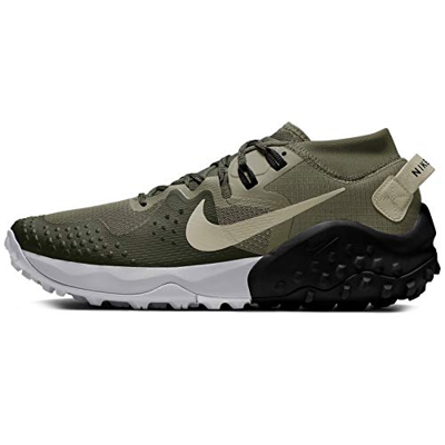 Nike Wildhorse 6, Trail Running Shoe Mens, Medium Olive/Medium Khaki-Cargo Khaki, 42.5 EU