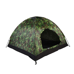 Wakects Tienda de campaña de Camuflaje, protección UV, Impermeable, Gran Tienda para 3 Personas, Camping, Senderismo precio