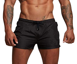 Los Hombres De Los Troncos De Nadada De Los Pantalones del Verano De Secado características