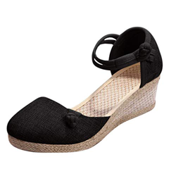 Luckycat Sandalias Mujer Cuña Alpargatas Plataforma Bohemias Romanas Mares Playa Gladiador Verano Tacon Planas Zapatos Zapatillas precio