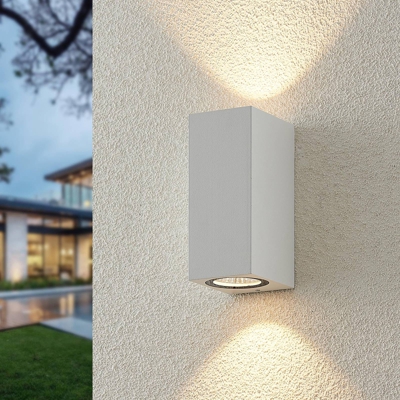 ELC Lanso aplique LED de exterior, blanco