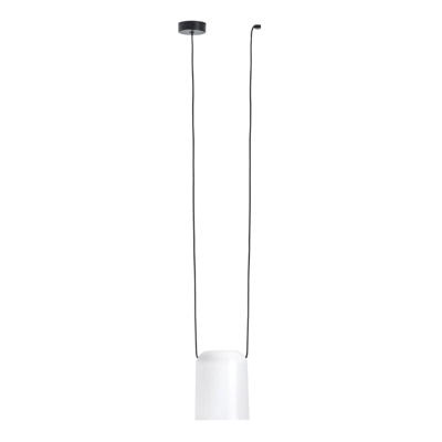 LEDS-C4 Attic colgante cilindro Ø 15cm blanco