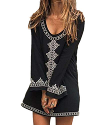 AiJump Túnica Vestido de Playa Kimonos Pareos Bohemia Camisa Verano para Mujer en oferta