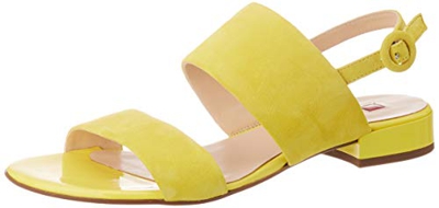 HÖGL Merry, Sandalias de Gladiador Mujer, Verde Limone 8400, 36 EU