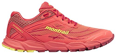 Columbia CALDORADO III, Zapatillas de Trail Running Mujer, Naranja, Amarillo (Faded Peach, Acid Yellow), 41.5 EU