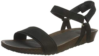 Teva Mahonia Stitch Sandal Womens, Sandalia Mujer, Schwarz, 37 EU