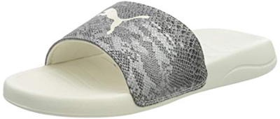Puma Popcat 20 WNS Untamed, Sandalias deslizantes Mujer, Eggnog Negro, 38 EU