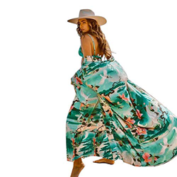 Lazz1on Vestido de Playa Mujer Largo Cárdigans de Playa Floral Impresión Kimono Traje de Baño Cover Up precio