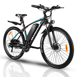 VIVI Bicicleta Eléctrica 350 W, Bicicleta Eléctrica de Montaña con Batería Extraíble 36 V/10,4 Ah, Velocidad Máxima 32 km/h, 21 Velocidades, Kilometra en oferta