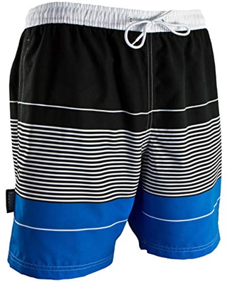 Guggen Mountain Banador de Natacion para Hombre Traje de Bano Color Rayas XXXL