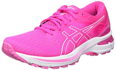 Asics GT-2000 9, Road Running Shoe Mujer, Pink GLO/Dragon Fruit, 40.5 EU