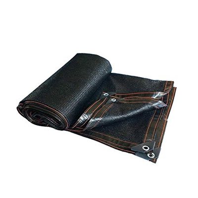 WWWANG 10 Pin Sombra Net, cifrado Espesa la Pantalla de Tela de Malla Negro Balcón Patio de Aislamiento netas 20 Tamaños (Size : 3×3m)