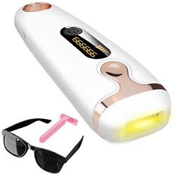 Depiladora de Luz Pulsada,Vogvigo Depilación láser profesional IPL para mujeres, Dispositivo de depilación láser portátil profesional Sin dolor 999999 en oferta