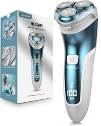 DynaBliss Maquinilla de Afeitar Hombre DBS300, Afeitadora Electrica Hombre Uso en Húmedo y Seco, Con o Sin Cable con Pantalla LED, 120 Min de Uso/1.5  en oferta