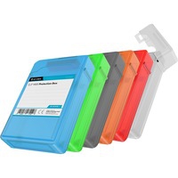 IB-AC602b-6 Funda De plástico Azul, Verde, Gris, Naranja, Rojo, Blanco, Funda protectora