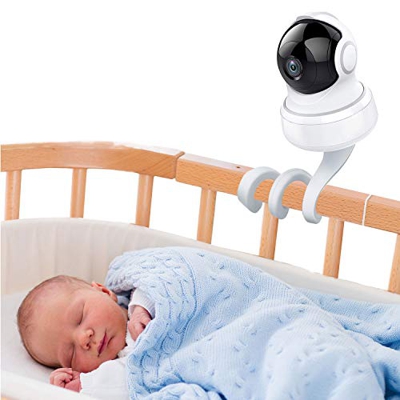 auvstar Soporte Universal para Monitor de Bebé,Soporte Camara Bebe Soporte Vigilabebes para Cuna,Sin Daños en la Pared, Apto para Sin Perforación para