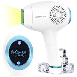 LESCOLTON T-011C - Depiladora láser - Tecnología IPL Ice Cool - 5 niveles de potencia - Dos modos de trabajo - Control táctil - ¡Hasta 350.000 flashes en oferta