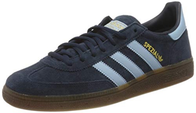 adidas Handball Spezial, Sneaker Hombre, Collegiate Navy/Clear Sky/Gum, 42 2/3 EU