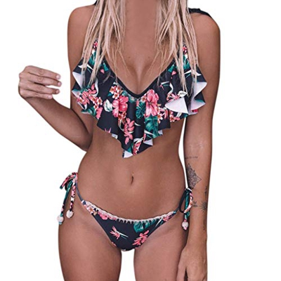 Traje de baño Sexy de Mujeres Conjunto de Bikinis Atractivo Mujer Sujetador Push-up de Mujer Bikinis brasileño Mujer Biquinis bañador natación Mujer S