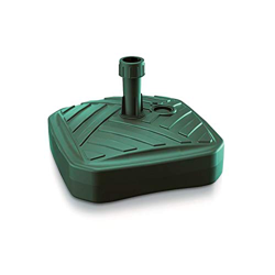 Prosperplast Umbrella Base de sombrilla de Polietileno Cuadrada con diseño 39 x 39 x 13 cm en Color, Verde Rayas precio