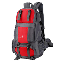 Lixada Mochila de Senderismo 50L Impermeable Mochila de Viaje con Compartimiento de Zapatos para Escalada Camping Montañismo en oferta