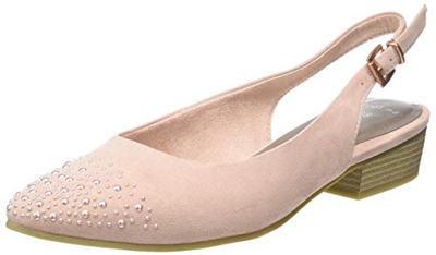 MARCO TOZZI 2-2-29400-24, Sandalias con Correa de Tobillo para Mujer, Rosa Rose 521, 39 EU