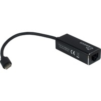 ARGUS IT-811 USB-C RJ-45 Negro, Adaptador de red