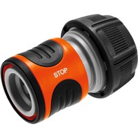 18214-50 accesorio para manguera Conector de manguera De plástico Negro, Gris, Naranja 1 pieza(s), Pieza de manguera