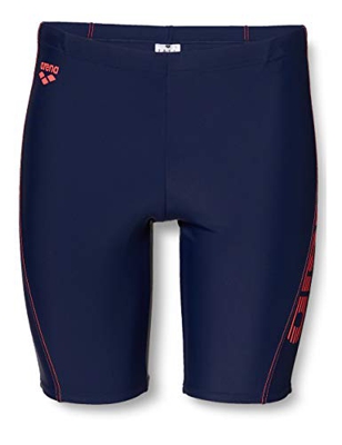 ARENA Bañador Byor EVO Jammer, Hombre, Navy/Navy/Fluo, 90