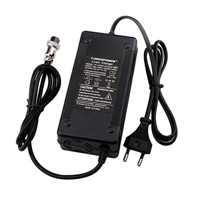 TANGSPOWER Batería de litio de 67,2 V, 2 A, cargador para bicicleta eléctrica de 16S y 60 V de iones de litio para carretilla, cargador de bicicleta e