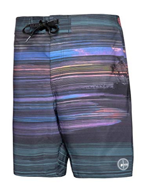 Protest Tipton Bañador para Hombre, True Black, 38