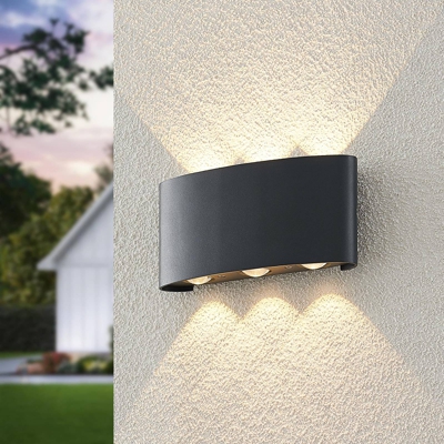 ELC Emirana aplique LED de exterior, antracita